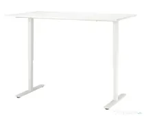 Birou cu cadru reglabil pe inaltime si lungime manual Ikea TROTTEN 120x70 cm
