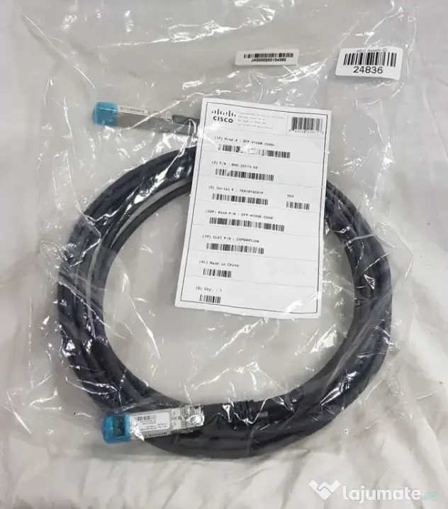 Cablu fibra optica cisco sfp, h10gb-cusm, 800-33113-02, 5m