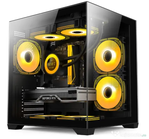 Sistem pc gaming optimx first ambra, intel core i5-10500 3.10 - 4.50ghz, 16gb ddr4, 1tb ssd, radeon