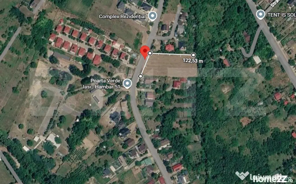 Teren intravilan, 4300 mp, zona Breazu - Breazu (Iasi)