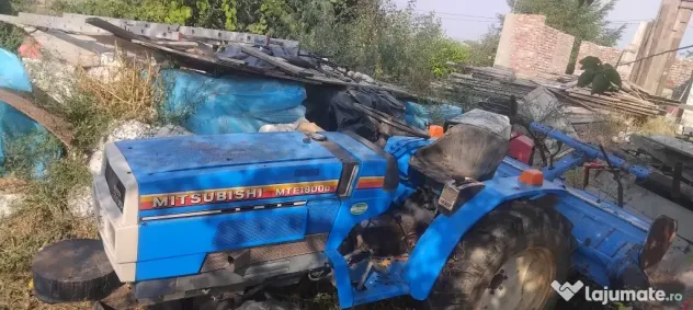 Tractoras Mitsubishi MTE 1800d tracțiune 4x4 cu freza de sol