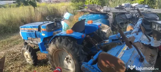 Tractoras Mitsubishi MTE 1800d tracțiune 4x4 cu freza de sol