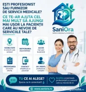 Invitație în grupul SaniOra servicii medicale gratuite 