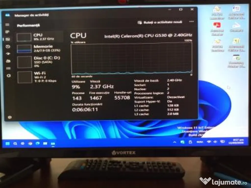 Mini Desktop HP robust și performant/pachet