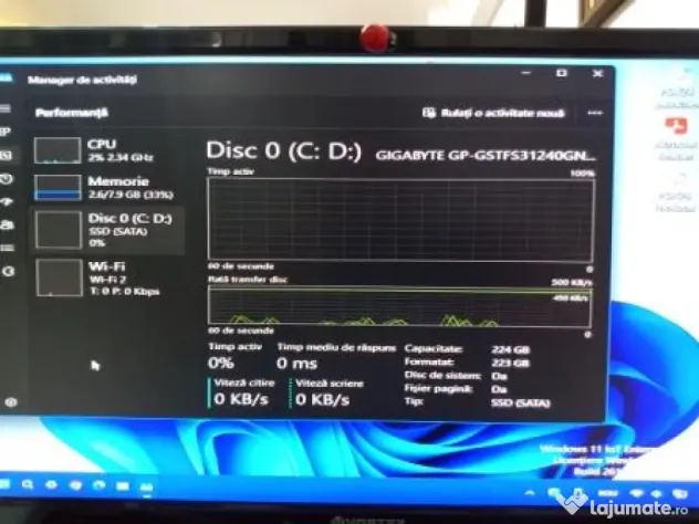 Mini Desktop HP robust și performant/pachet