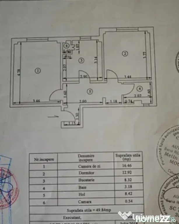 - Apartament 2 camere, confort 1 decomandat, zona Vidin. - Braila (Braila)