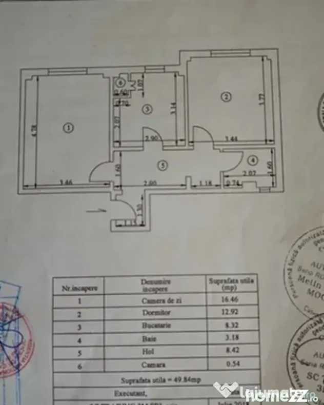 - Apartament 2 camere, confort 1 decomandat, zona Vidin. - Braila (Braila)
