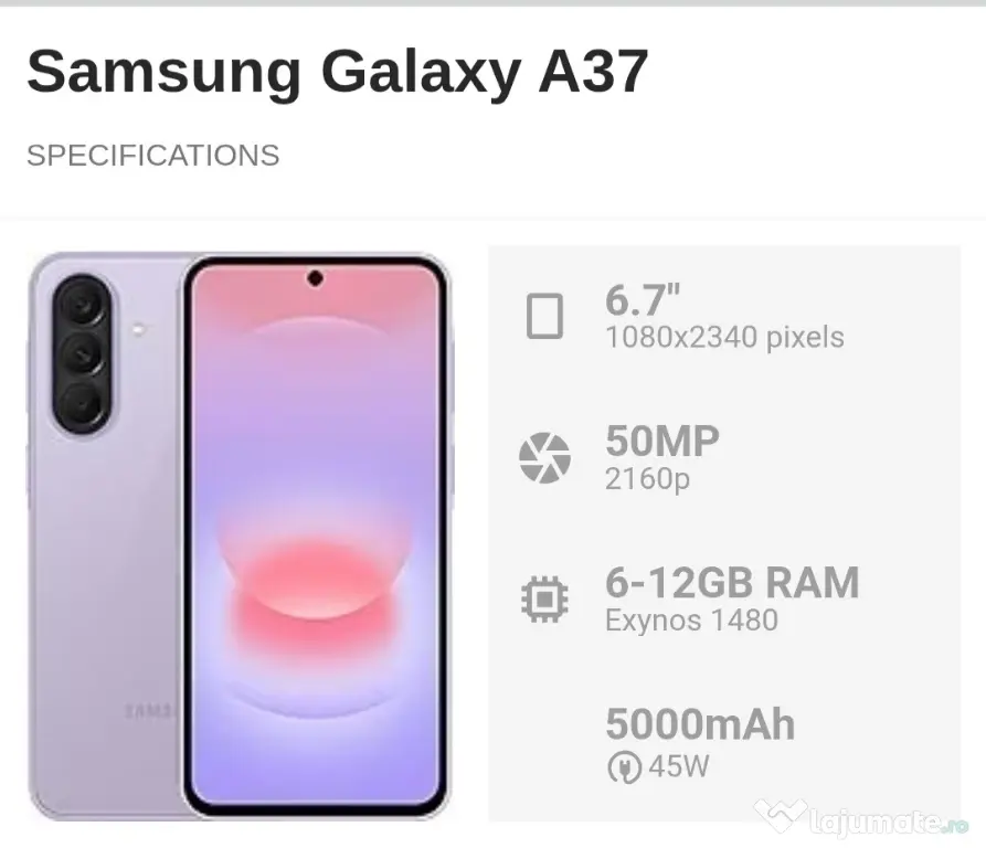 Samsung A17 Gri cu Factura