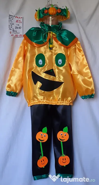 Costum Dovlecel pentru copii 4-5-6-7,165 lei