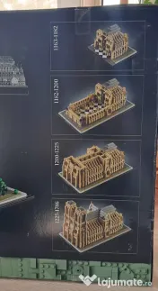 LEGO Architecture Notre-Dame de Paris 21061 – 4.383 piese – SIGILAT