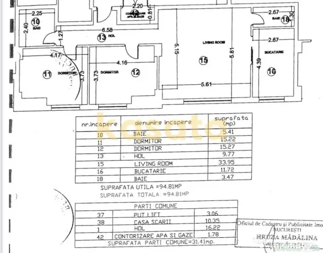 OPORTUNITATE | APARTAMENT 3 CAMERE | DOROBANTI | BLOC NOU | DECOMANDAT - Bucuresti (Bucuresti-Ilfov)
