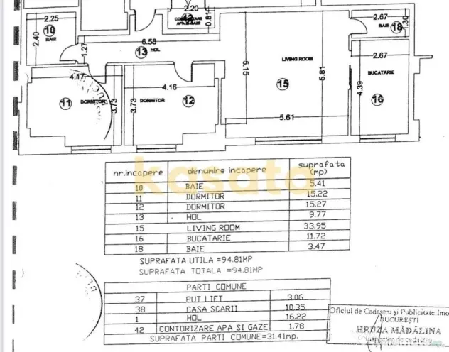 OPORTUNITATE | APARTAMENT 3 CAMERE | DOROBANTI | BLOC NOU | DECOMANDAT - Bucuresti (Bucuresti-Ilfov)