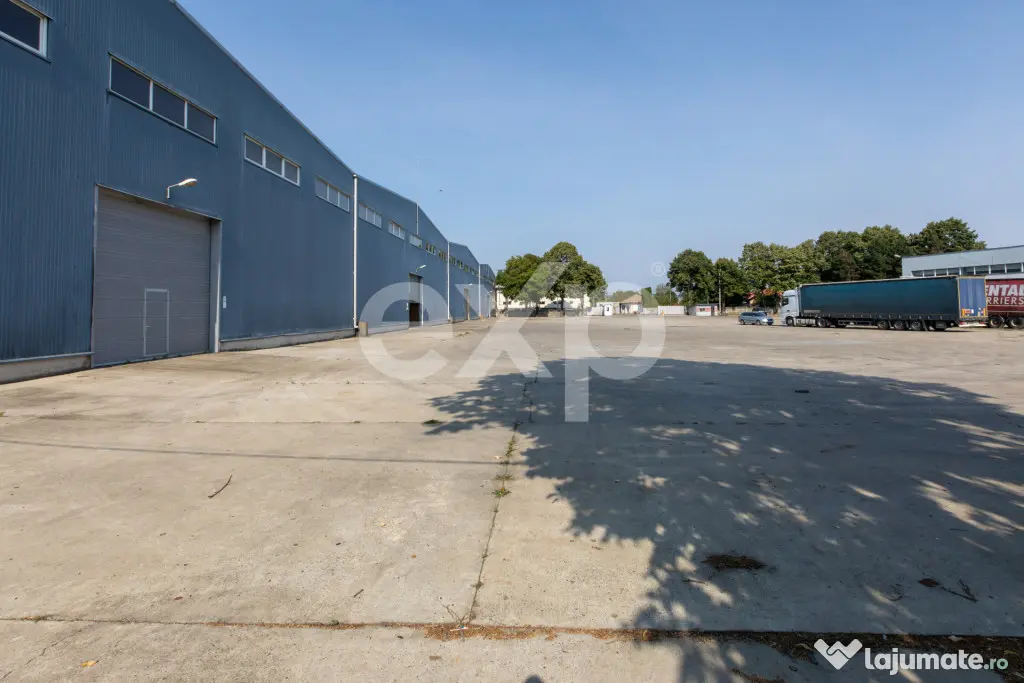 DE ÎNCHIRIAT | Ansamblu industrial 2 hale 4.400 mp | Calea - Margineni (Bacau)