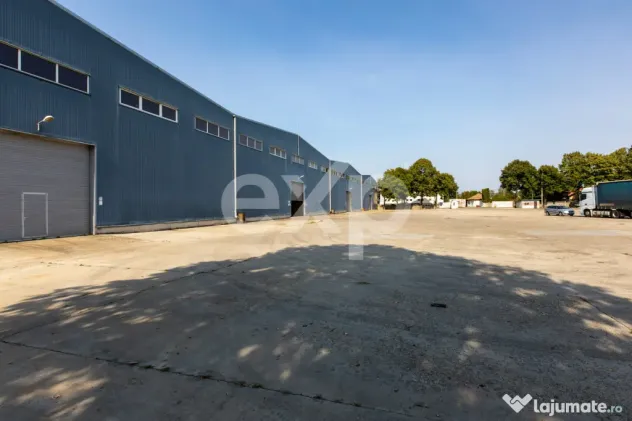 DE ÎNCHIRIAT | Ansamblu industrial 2 hale 4.400 mp | Calea - Margineni (Bacau)