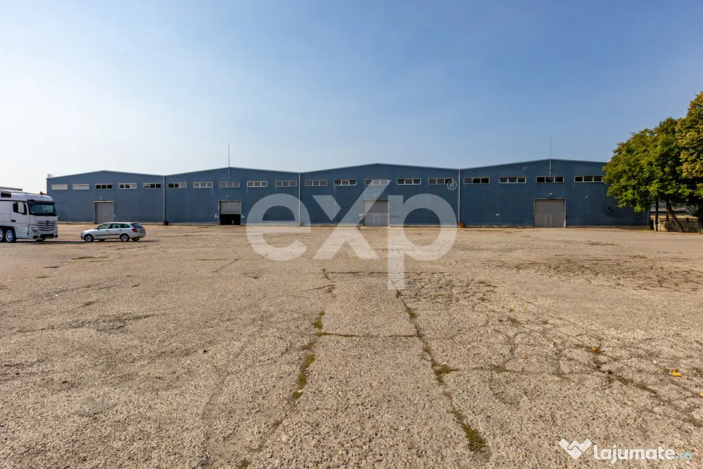 DE ÎNCHIRIAT | Ansamblu industrial 2 hale 4.400 mp | Calea - Margineni (Bacau)
