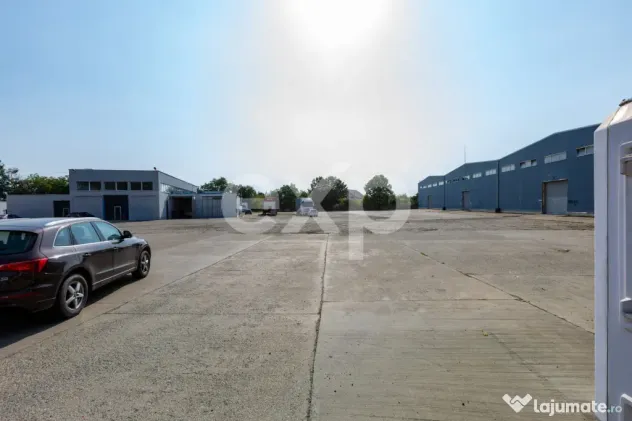 DE ÎNCHIRIAT | Ansamblu industrial 2 hale 4.400 mp | Calea - Margineni (Bacau)