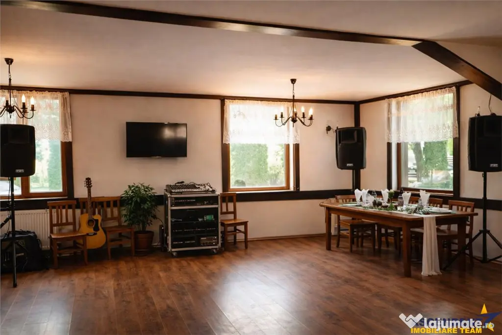 3D! La DN, Spatiu restaurant comercial activitati divertis - Halchiu (Brasov)