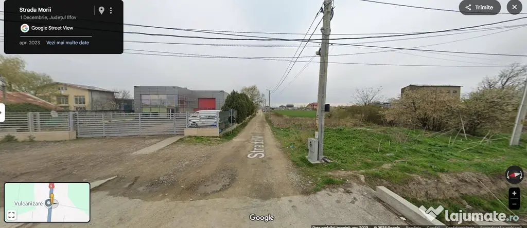 Teren intravilan de 5000 mp cu deschidere la Soseaua Giurgiu - 1 Decembrie (Bucuresti-Ilfov)