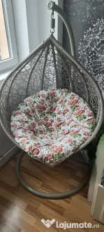 Fotoliu suspendat, tip scoică, pentru copii
