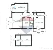 Apartament decomandat cu 3 camere, 2 balcoane și boxă 