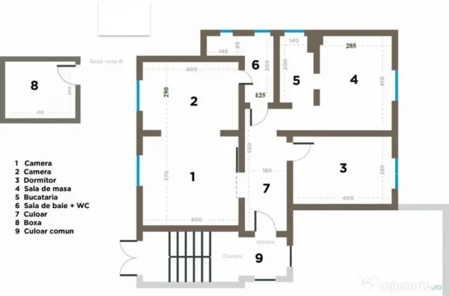 Strada Icoanei - Eminescu, apartament de 3 camere, etaj 1 - Bucuresti (Bucuresti-Ilfov)