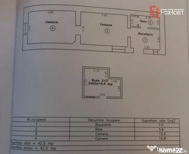Apartament 2 camere, renovat complet, curte comuna - Timocul - Timisoara (Timis)