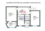 Vânzare apartament 2 camere, 55 mp utili, zona Zorilor, cartier Astra 