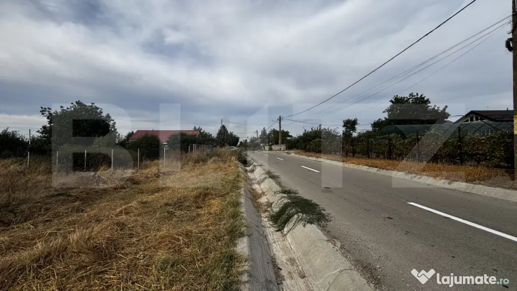 Teren 1.416 mp, front 15, toate utilitățile, sat Motoci-co - Mischii (Dolj)