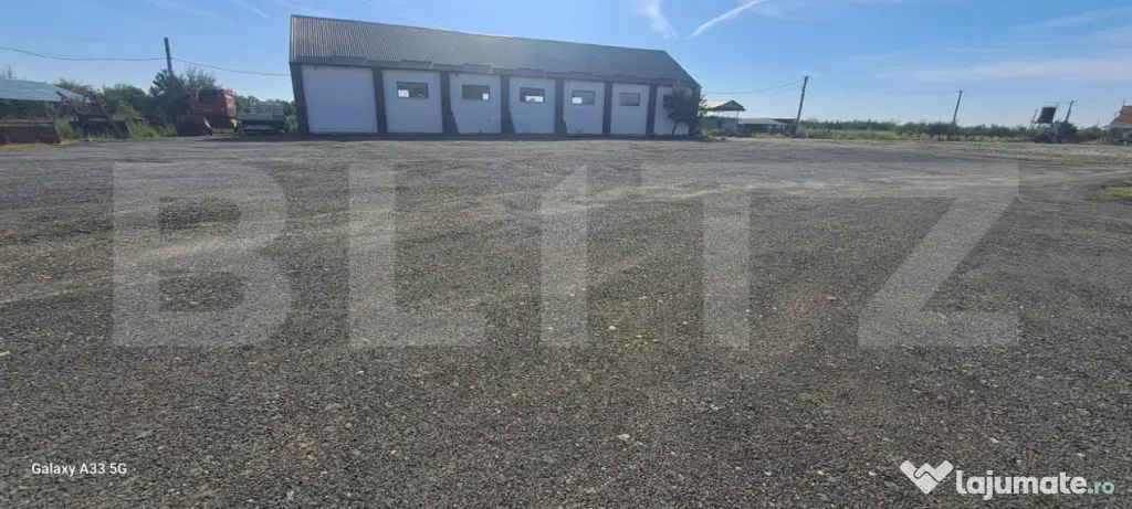 Hală industrială 370 mp + teren 10.000 mp | DN72, Suta Sea - Targoviste (Dambovita)