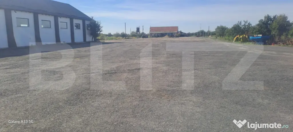 Hală industrială 370 mp + teren 10.000 mp | DN72, Suta Sea - Targoviste (Dambovita)