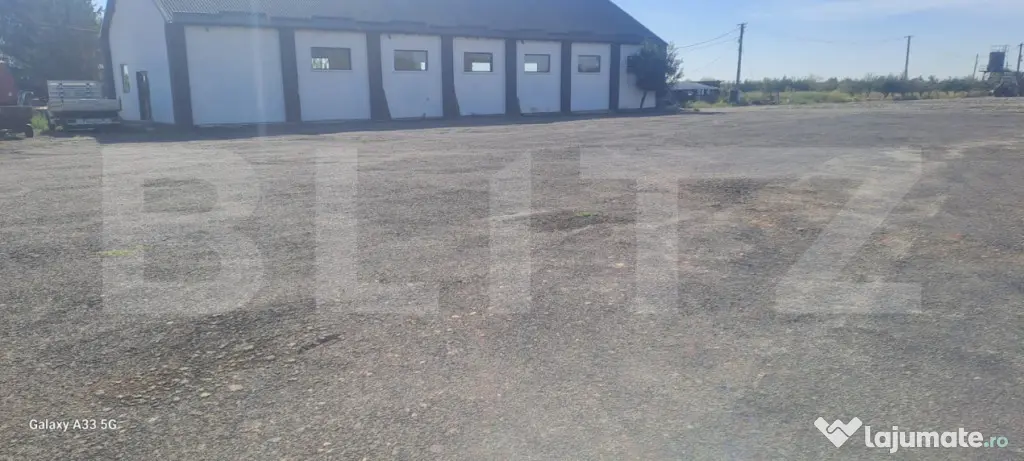 Hală industrială 370 mp + teren 10.000 mp | DN72, Suta Sea - Targoviste (Dambovita)