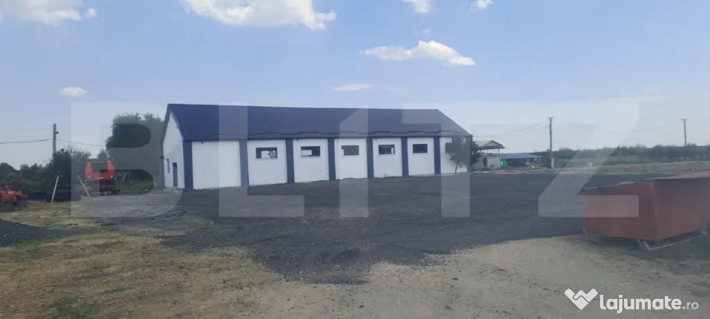 Hală industrială 370 mp + teren 10.000 mp | DN72, Suta Sea - Targoviste (Dambovita)