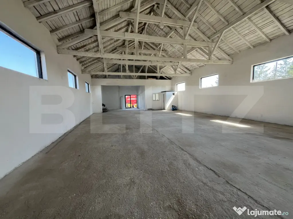 Hală industrială 370 mp + teren 10.000 mp | DN72, Suta Sea - Targoviste (Dambovita)