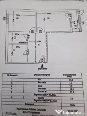 Apartament cu 2 camere de vânzare în zona Maratei 