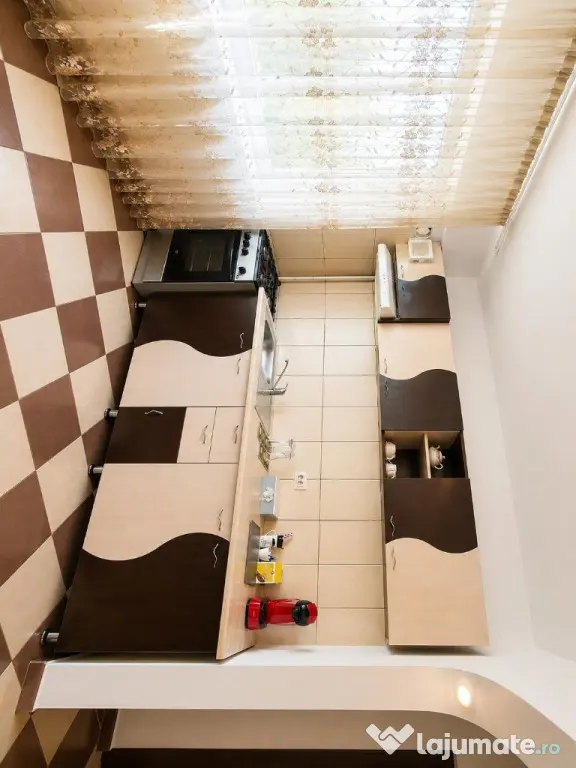 Apartament 2 camere Slatina Zahana LPS, 50 mp, etaj 4/4, centrală nouă - Slatina (Olt)