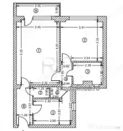 2 camere, 5/10, 54mp, anvelopat-Lujerului 