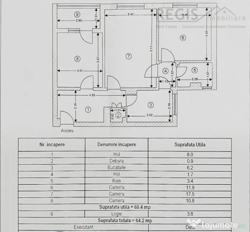 Apartament 3 camere Circular Calea Bucuresti - Brasov (Brasov)