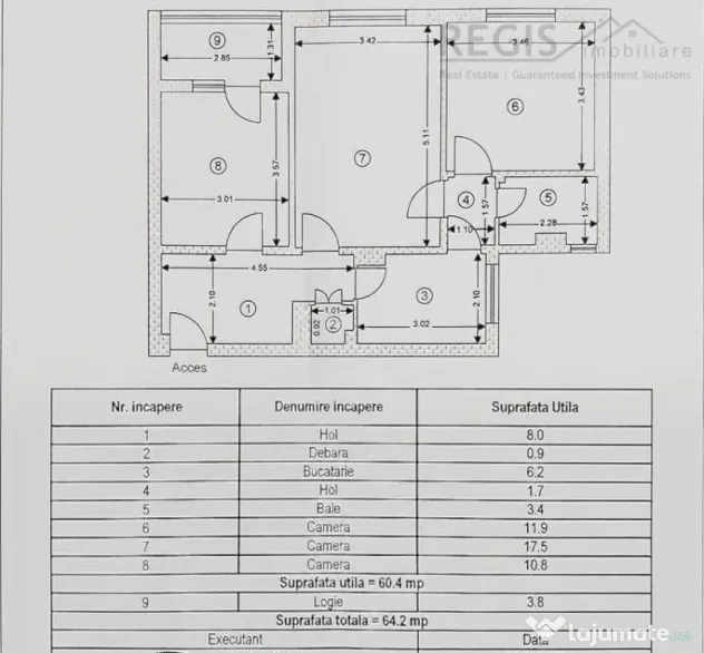 Apartament 3 camere Circular Calea Bucuresti - Brasov (Brasov)