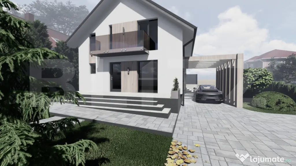 Casă premium în Budiul Mic | Finisaje de lux, garaj modern - Budiu Mic (Mures)