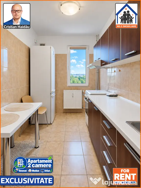 Apartament 2 camere | Renovat | Mobilat | Utilat | Titan - S3
