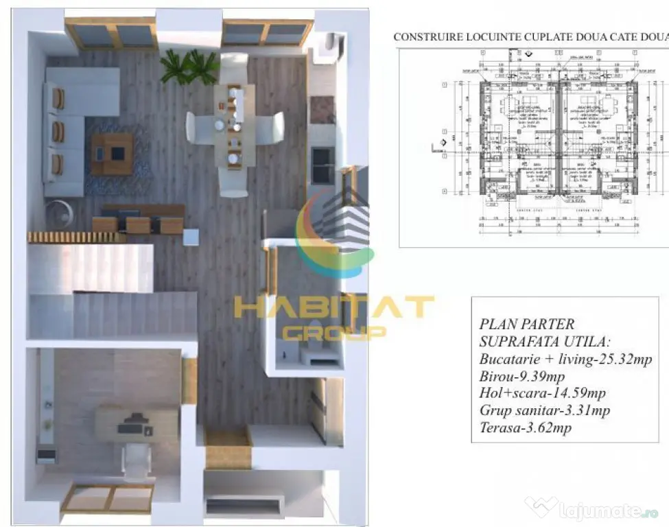 Vila individuala - 6 camere- acte gata - Popesti Leordeni (Bucuresti-Ilfov)
