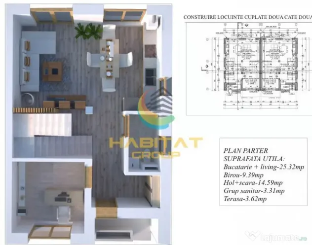Vila individuala - 6 camere- acte gata - Popesti Leordeni (Bucuresti-Ilfov)