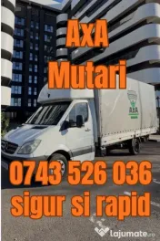 Mutari mobila Iasi Rapid, Sigur, Pret Corect AxA Mutari 