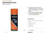 BERNER spumă profesionala de bord, piesele de plastic plafonul,vinil, panou  uși 