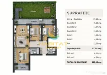 Apartament 4 camere cu Gradina Proprie