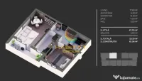 Apartament 2 camere / 53.10 mp / Gata de mutare 