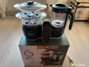 Robot multifunctional pentru gatit 6 in 1 Babymoov Nutribaby+, Opal Green