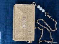Dior 2023 cu chain auriu și perle 