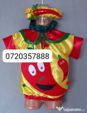 Costum Ardei kapia rosu pentru copii 3-4-5-6-7 ani 185 lei