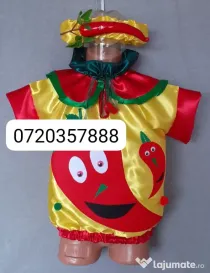 Costum Ardei kapia rosu pentru copii 3-4-5-6-7 ani 185 lei